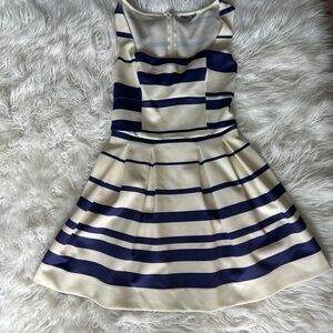 ASOS Cream and Blue Dress